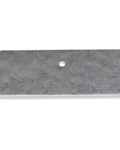 Stop plate for separating wire mesh hinged